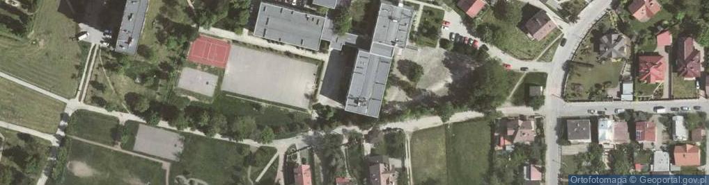 Zdjęcie satelitarne Zespół Szkół Specjalnych nr 11 Szkoła Specjalna Przysposabiająca do Pracy nr 6 w Krakowie