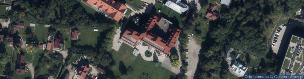 Zdjęcie satelitarne Zespół Szkół Specjalnych przy Uniwersyteckim Szpitalu Ortopedyczno Rehabilitacyjnym w Zakopanem