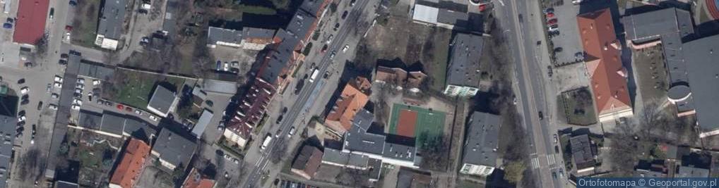 Zdjęcie satelitarne Zespół Szkół Specjalnych w Ostrowie Wielkopolskim