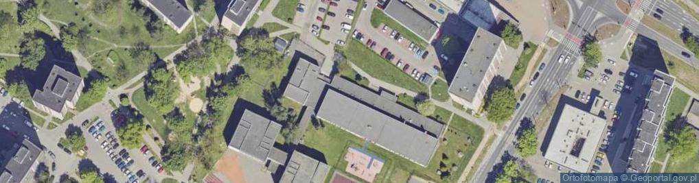 Zdjęcie satelitarne Zespół Szkół Sportowych w Tychach