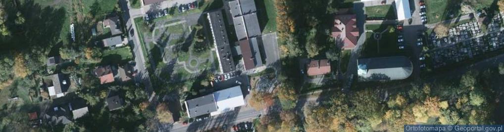 Zdjęcie satelitarne Zespół Szkół w Drogomyślu