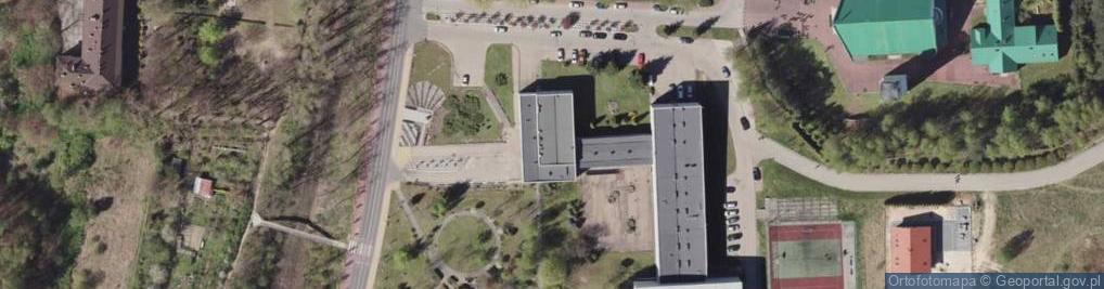 Zdjęcie satelitarne Zespół Szkół w Libiążu