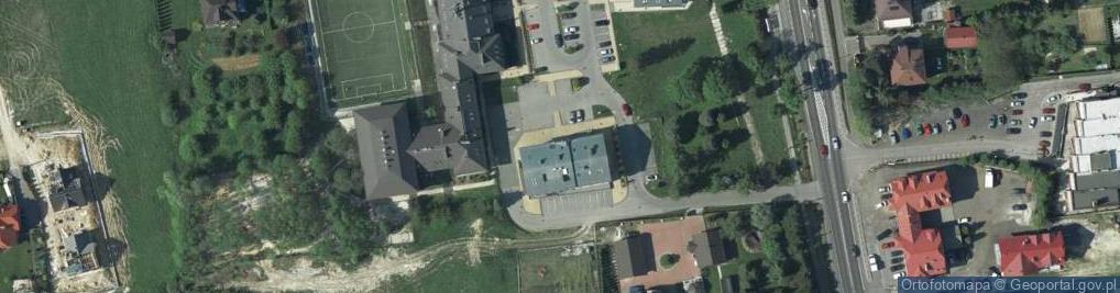 Zdjęcie satelitarne Zespół Szkół w Michałowicach Szkoła Podstawowa im Jana Pawła II w Michałowicach