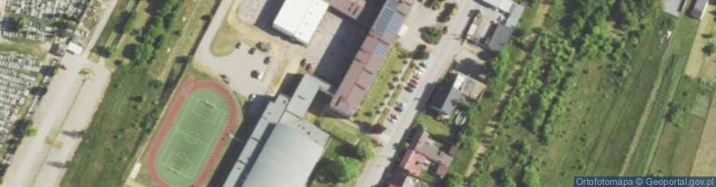 Zdjęcie satelitarne Zespół Szkół w Mstowie