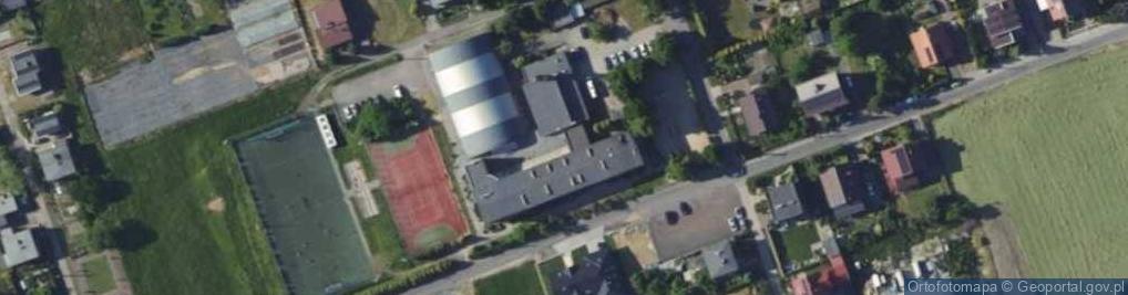 Zdjęcie satelitarne Zespół Szkół w Pietrowicach Wielkich Szkoła Podstawowa im M Skłodowskiej Curie