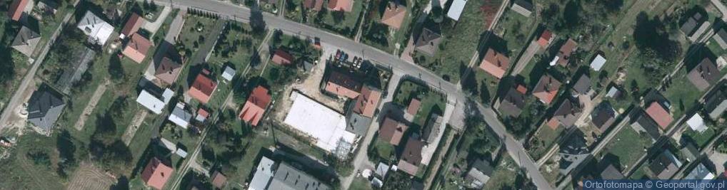 Zdjęcie satelitarne Zespół Szkół w Pogwizdowie Nowym