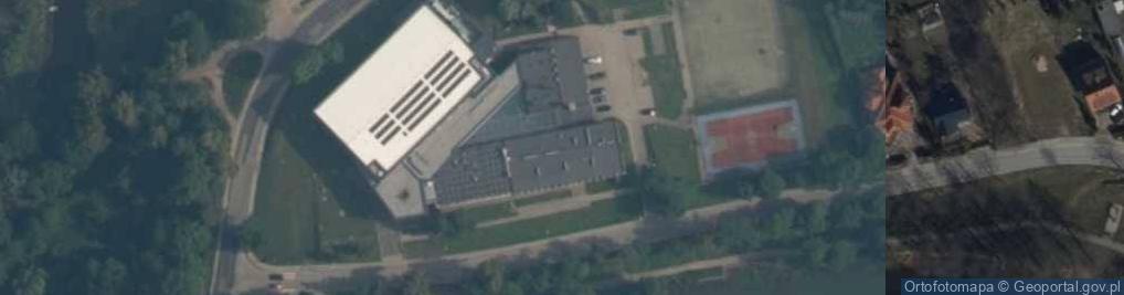 Zdjęcie satelitarne Zespół Szkół w Przywidzu Zespół Przedszkolno Szkolny w Przywidzu