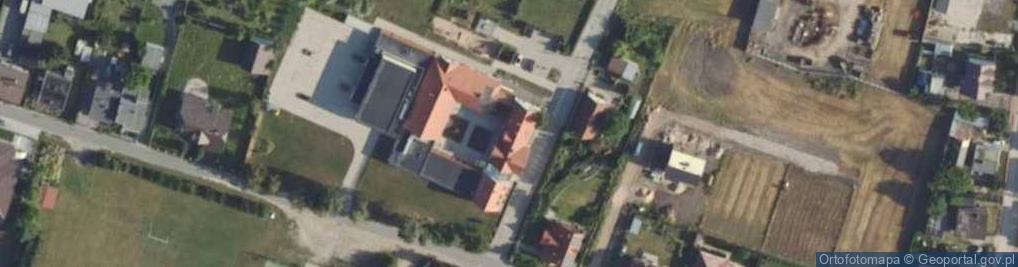 Zdjęcie satelitarne Zespół Szkoła Podstawowa i Przedszkole w Biskupicach Szkoła Podstawowa