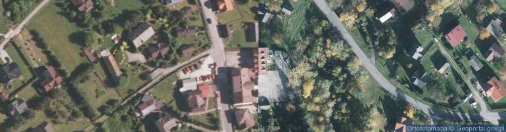 Zdjęcie satelitarne Zespół Szkolno Przedszkolny im Jana Pawła II w Bystrej