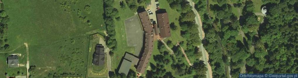 Zdjęcie satelitarne Zespół Szkolno Przedszkolny nr 1 w Krynicy Zdroju