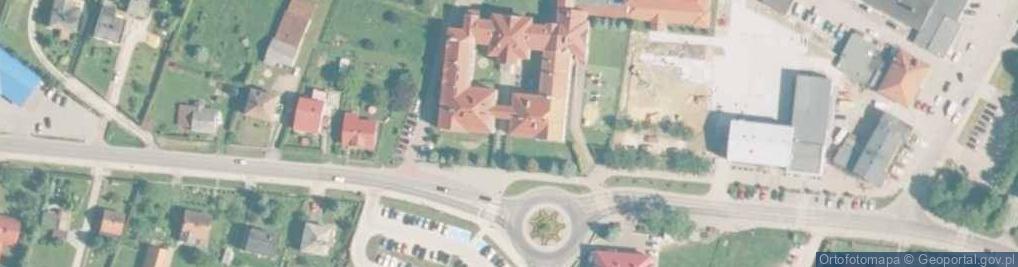 Zdjęcie satelitarne Zespół Szkolno Przedszkolny nr 1 w Osieku Szkoła Podstawowa nr 1 im Władysława Jagiełły w Osieku