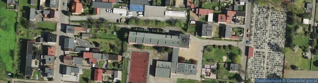 Zdjęcie satelitarne Zespół Szkolno Przedszkolny nr 2 w Piekarach Śląskich Miejska Szkoła Podstawowa nr 16 im Wojska Polskiego