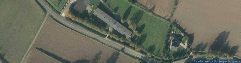 Zdjęcie satelitarne Zespół Szkolno Przedszkolny w Jakubowicach Publiczna Szkoła Podstawowa w Grudyni Wielkiej