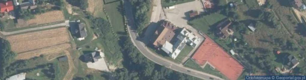 Zdjęcie satelitarne Zespół Szkoły Podstawowej i Gimnazjum Punkt Przedszkolny przy Szkole Podstawowej w Rdzawce