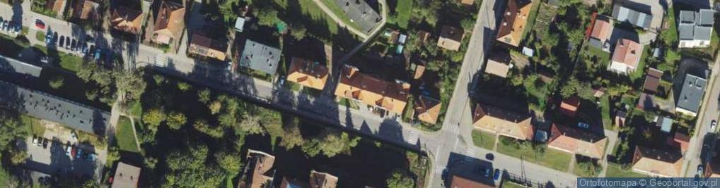 Zdjęcie satelitarne Zespół Usług Archiwalnych Zielonka Henryk Bogdan