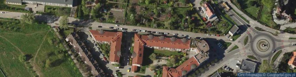 Zdjęcie satelitarne Zielińska M., Wrocław