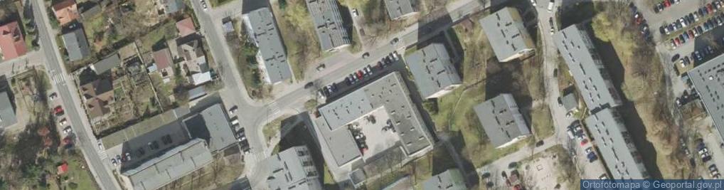 Zdjęcie satelitarne Zielonogórska Spółdzielnia Mieszkaniowa