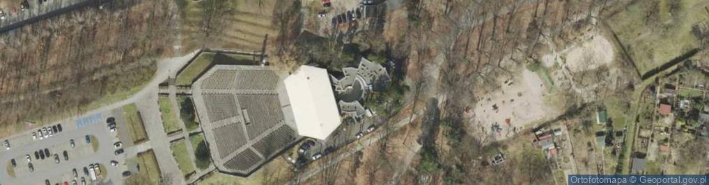 Zdjęcie satelitarne Zielonogórski Ośrodek Kultury Amfiteatr