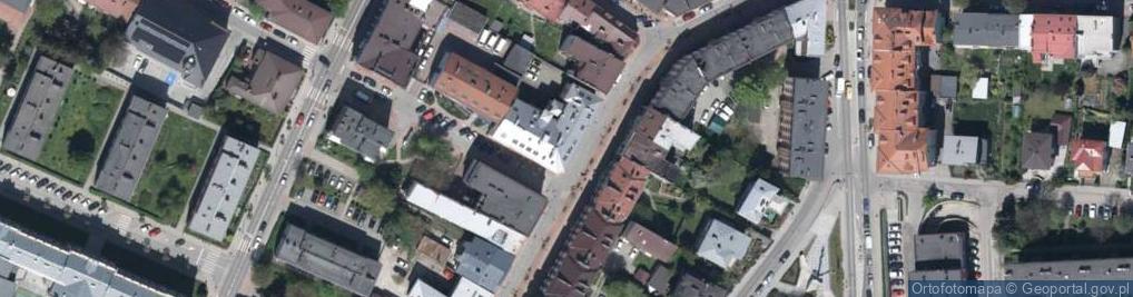 Zdjęcie satelitarne Zjednoczenie Łemków w Gorlicach