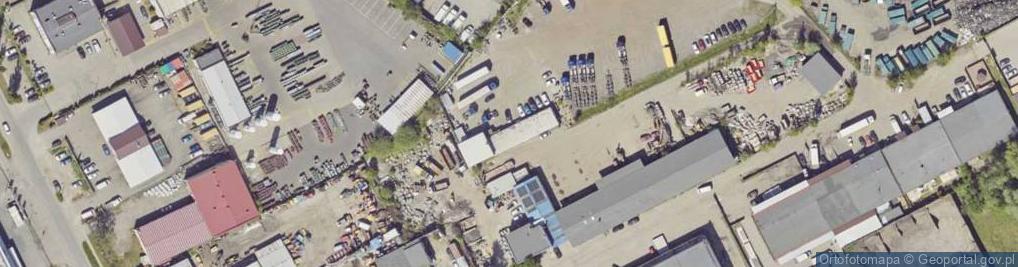 Zdjęcie satelitarne Złomowanie Pojazdów - Zakład Skupu i Przerobu Surowców Wtórnych