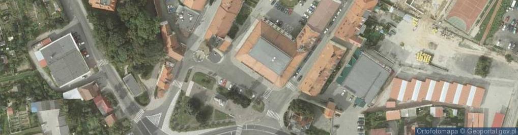 Zdjęcie satelitarne Złotoryjski Ośrodek Kultury i Rekreacji