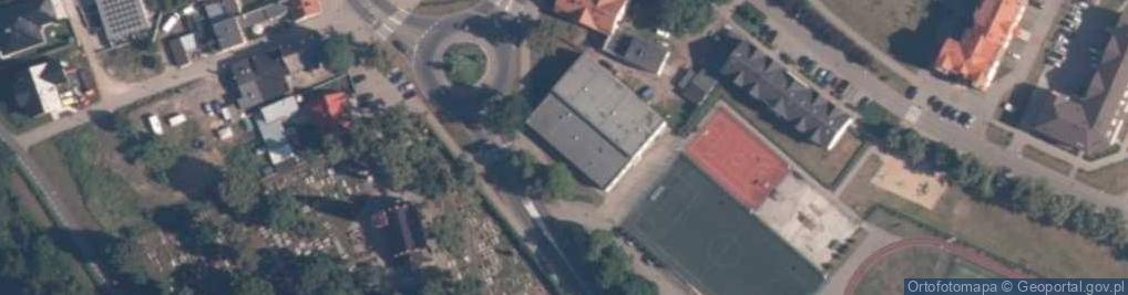 Zdjęcie satelitarne Złotowskie Towarzystwo Tenisowe w Złotowie
