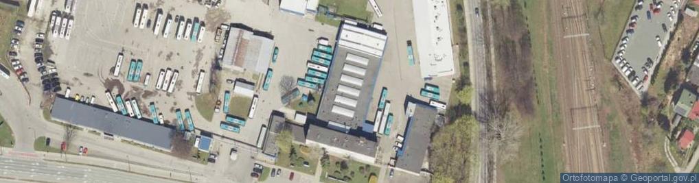 Zdjęcie satelitarne Związek Gmin Podkarpacka Komunikacja Samochodowa