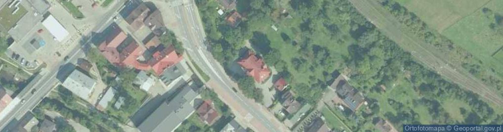 Zdjęcie satelitarne Związek Leśników Polskich Pracowników Nadleśnictwa Limanowa