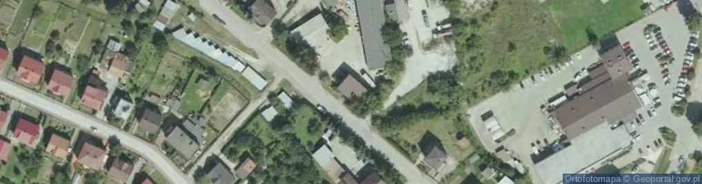 Zdjęcie satelitarne Związek Plantatorów Buraka Cukrowego przy Cukrowni Łubna w Kazimierzy Wielkiej