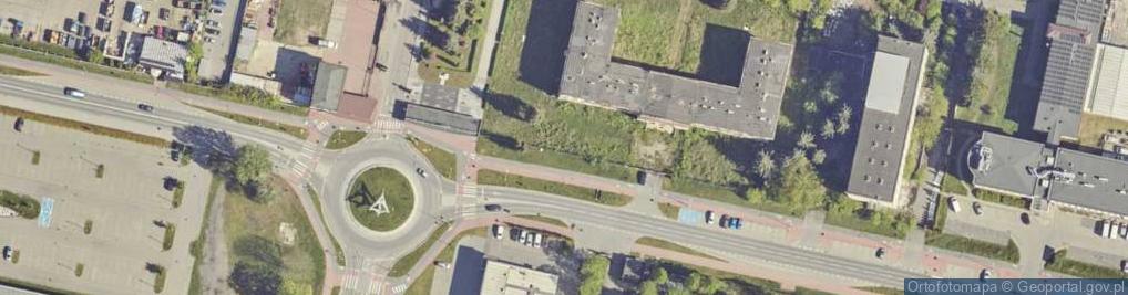 Zdjęcie satelitarne Związek Zawodowy Energetyk Elektrociepłownia Mielec