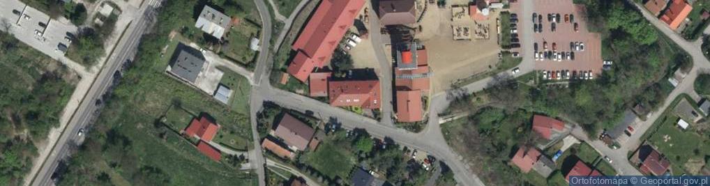 Zdjęcie satelitarne Związek Zawodowy Kadra przy Kopalni Soli Bochnia w Bochni