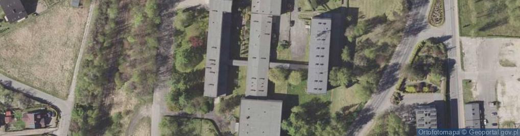 Zdjęcie satelitarne Związek Zawodowy Kadra przy KWK Ziemowit w Lędzinach