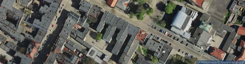 Zdjęcie satelitarne Związek Zawodowy Kadra przy Przedsiębiorstwie Robót Górniczych w Bytomiu
