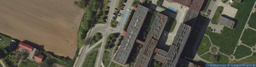 Zdjęcie satelitarne Związek Zawodowy Kadra przy Szpitalu Rejonowym w Raciborzu