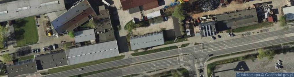 Zdjęcie satelitarne Związek Zawodowy Kolejarzy przy PKP PLK Zakładzie Linii Kolejowych w Olsztynie