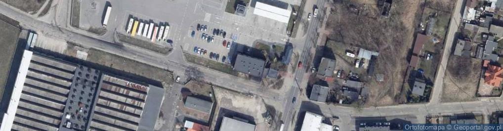Zdjęcie satelitarne Związek Zawodowy Komunikacja przy Miejskim Zakładzie Komunikacyjnym w Tomaszowie Mazowieckim