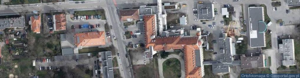 Zdjęcie satelitarne Związek Zawodowy Lekarzy Szpitala Wojewódzkiego