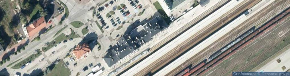 Zdjęcie satelitarne Związek Zawodowy Maszynistów Kolejowych w Sędziszowie