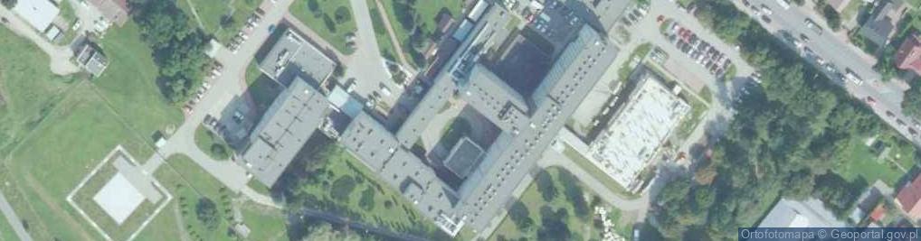 Zdjęcie satelitarne Związek Zawodowy Pielęgniarek i Położnych przy Szpitalu Powiatowym w Limanowej
