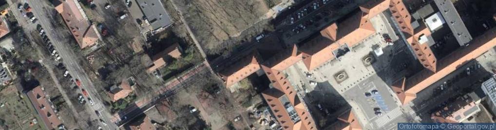 Zdjęcie satelitarne Związek Zawodowy Pracowników Administracyjno Technicznych Zakładu Wodociągów i Kanalizacji w Szczecinie