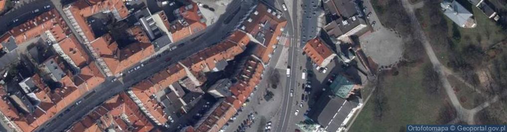 Zdjęcie satelitarne Związek Zawodowy Pracowników Domów Towarowych Centrum w Kaliszu