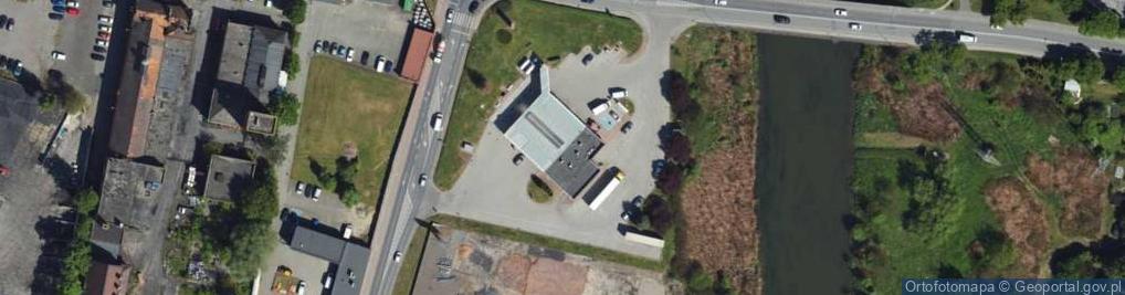 Zdjęcie satelitarne Związek Zawodowy Pracowników Dozoru Kadra Cukrowni Racibórz w Raciborzu