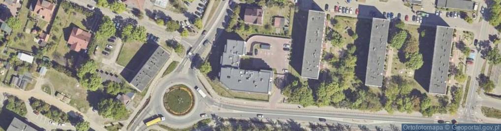Zdjęcie satelitarne Związek Zawodowy Pracowników Fabryka Sklejka Pisz w Piszu