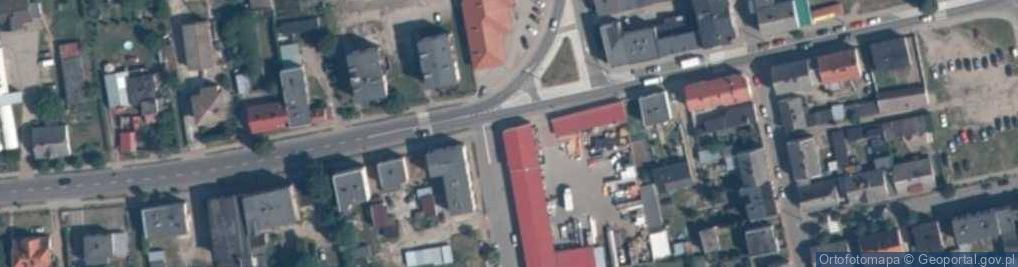 Zdjęcie satelitarne Związek Zawodowy Pracowników Gminnej Spółdzielni Samopomoc Chłopska w Biskupcu