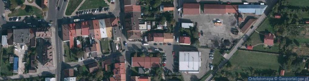 Zdjęcie satelitarne Związek Zawodowy Pracowników Gminnej Spółdzielni Samopomoc Chłopska w Głogowie Małopolskim