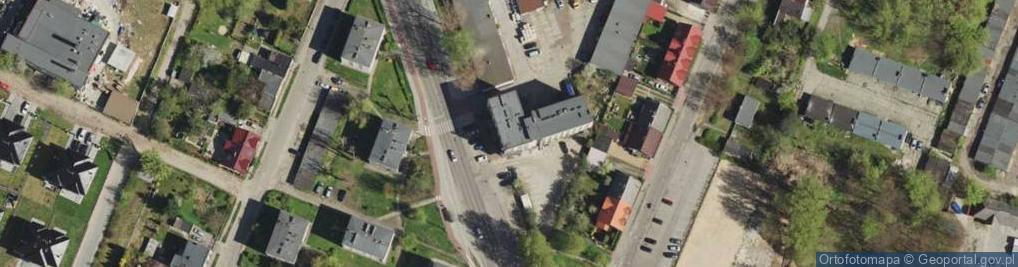 Zdjęcie satelitarne Związek Zawodowy Pracowników Gospodarki Komunalnej i Terenowej przy Zakładzie Budynków Komunalnych w Czeladzi