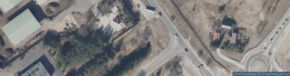 Zdjęcie satelitarne Związek Zawodowy Pracowników Grupowej Oczyszczalni Ścieków