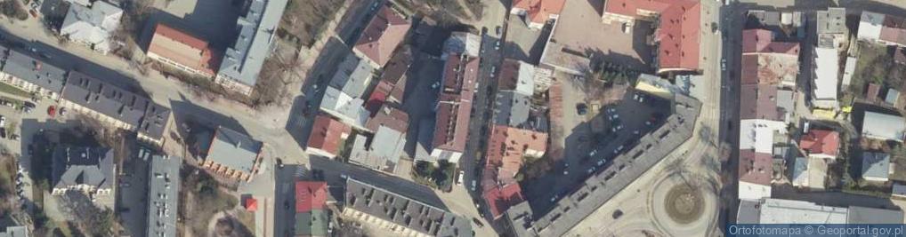 Zdjęcie satelitarne Związek Zawodowy Pracowników Inżynieryjno Technicznych Kadra Poszukiwania Nafty i Gazu Jasło