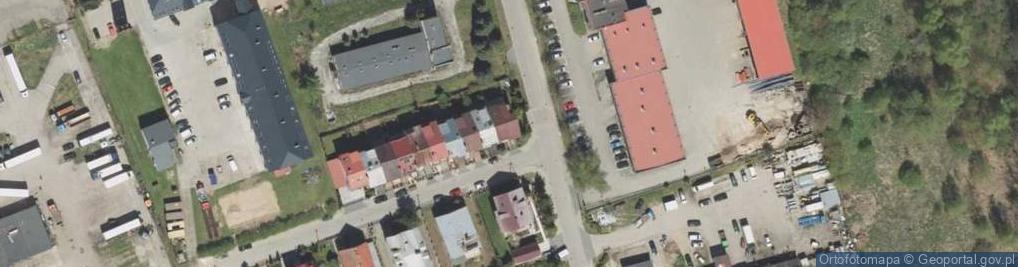 Zdjęcie satelitarne Związek Zawodowy Pracowników Izby Wytrzeźwień w Ełku