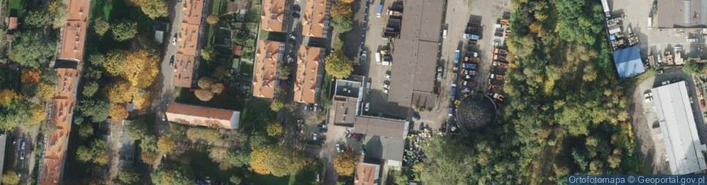 Zdjęcie satelitarne Związek Zawodowy Pracowników Miejskiego Rzedsiębiorstwa Gospodarki Komunalnej w Zabrzu